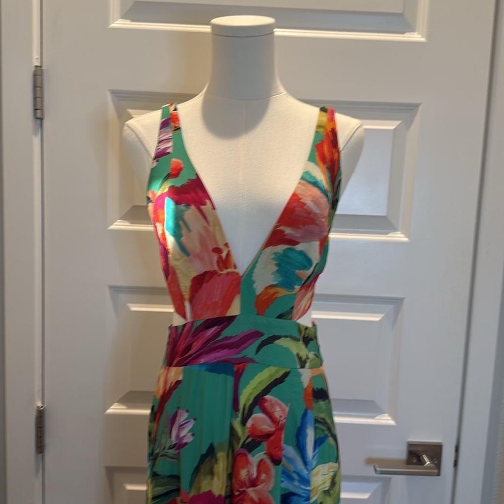 SOLD - FARM Rio Tropicarte Jumpsuit Size S - Picture 5 of 10